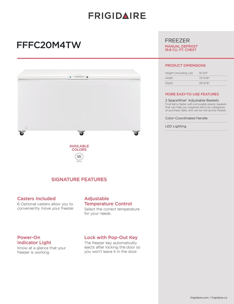 Fffc20m4tw P Frigidaire En Mob